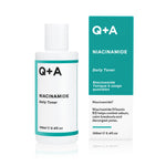 Q+A Niacinamide Daily Toner bottle and carton