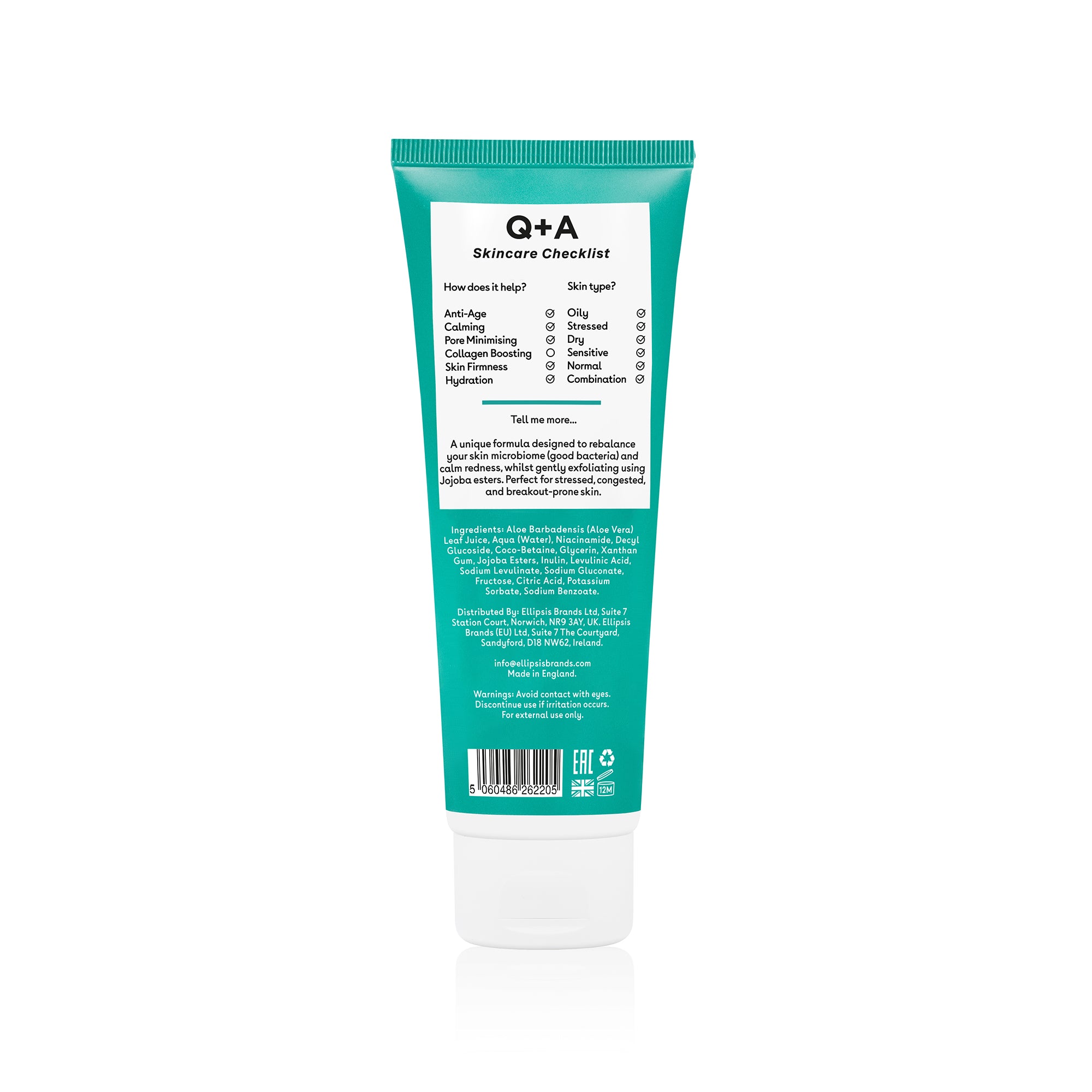 Q+A Niacinamide Exfoliating Cleanser