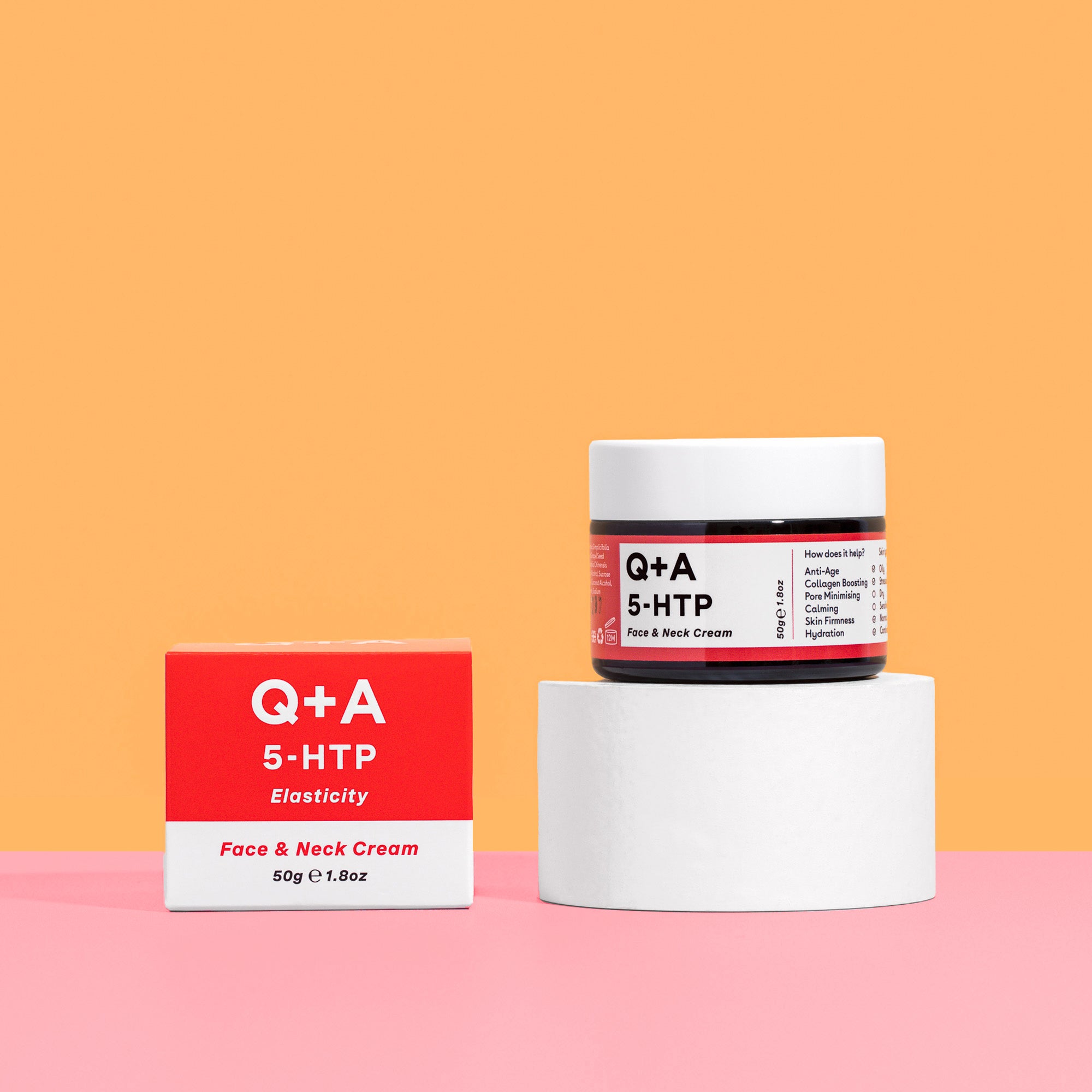 Q+A 5-HTP Face & Neck Cream