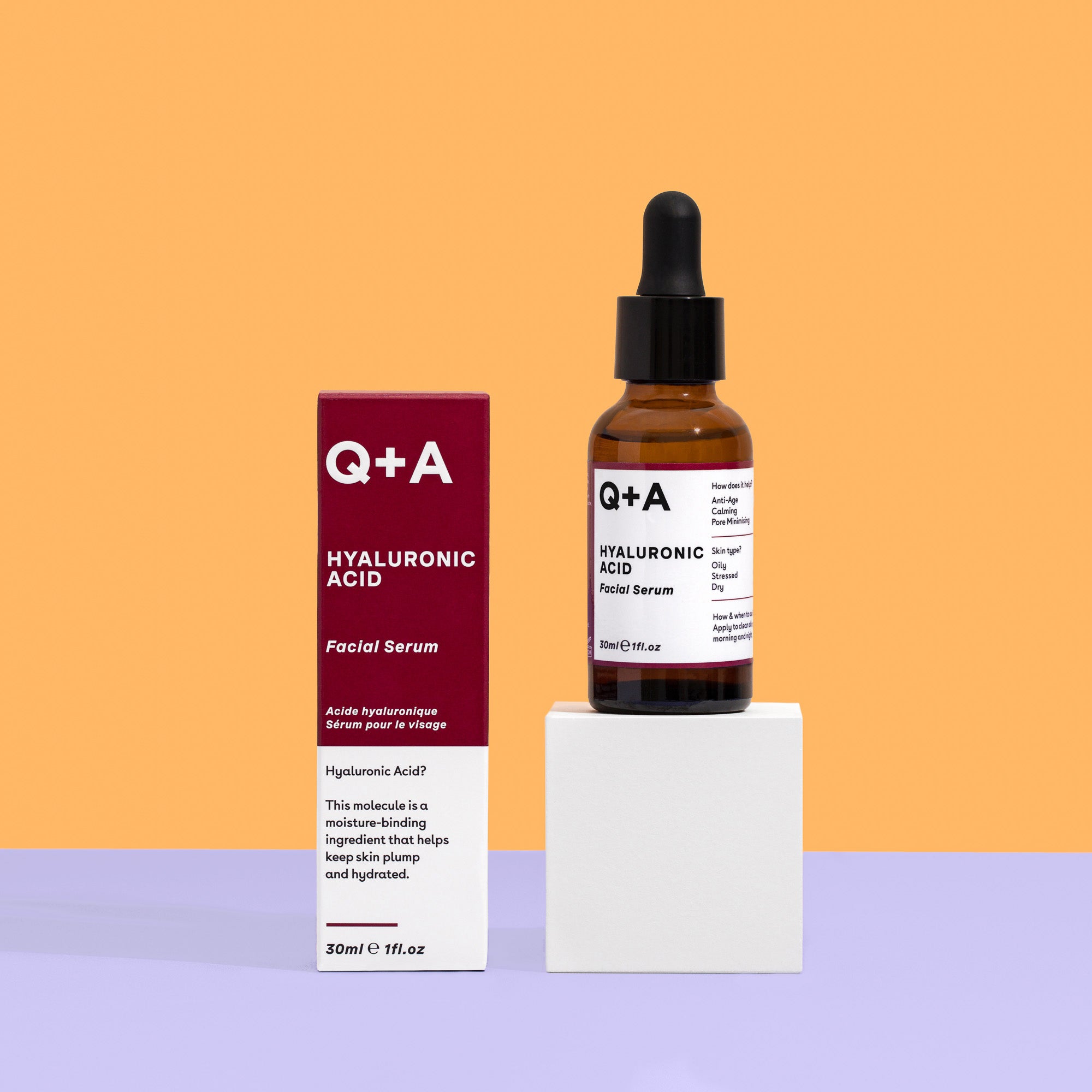 Q+A Hyaluronic Acid Facial Serum