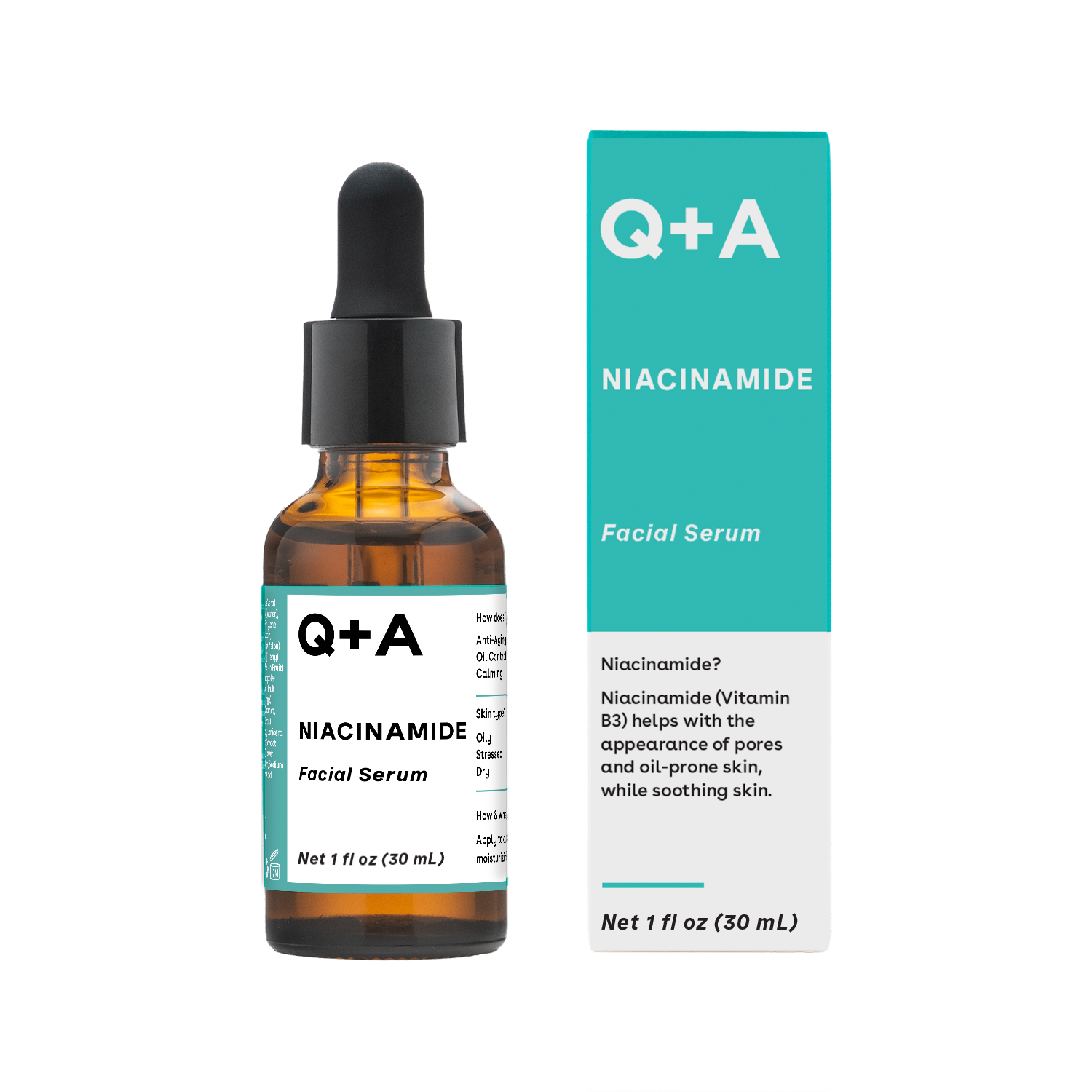 Q+A Niacinamide Facial Serum