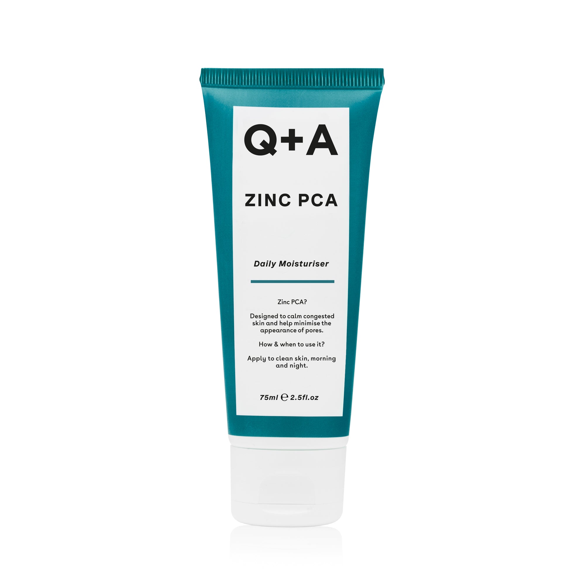 Q+A Zinc PCA Moisturiser tube