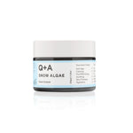Q+A Snow Algae Face Cream jar