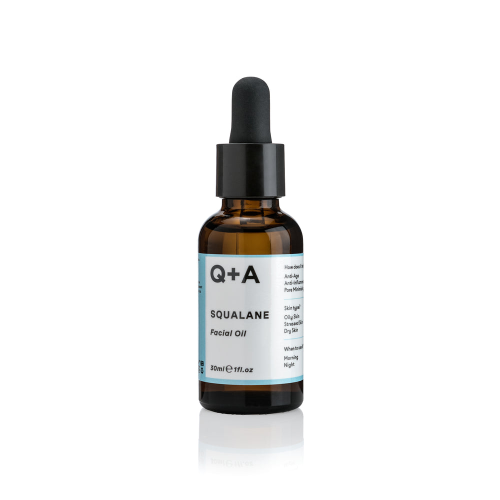 Q+A Squalane Facial Oil Bottle